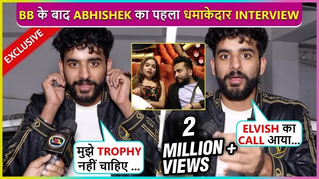 Abhishek Malhan's First Interview On Not Winning BB OTT 2 , Bond With Manisha-Jiya, Call From Elvish