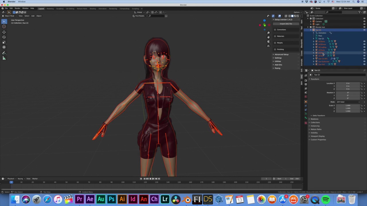 Daz to Blender Diffeomorphic Tutorial