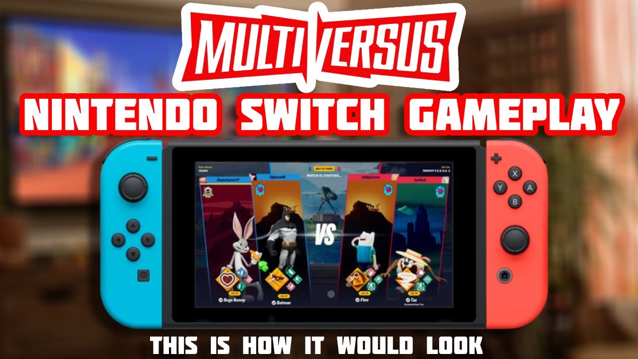 MultiVersus Nintendo Switch Gameplay! (How It Would Look)