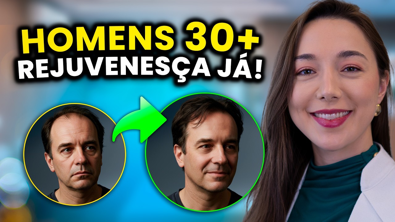 Homens: Como Rejuvenescer e Renovar a Pele Após os 30 Anos | 4 Passos Essenciais