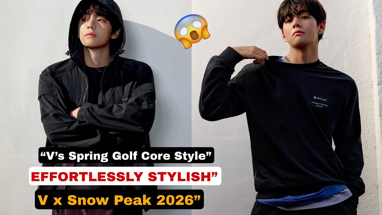 🔴V Just Redefined Spring Style With This Outdoor Look