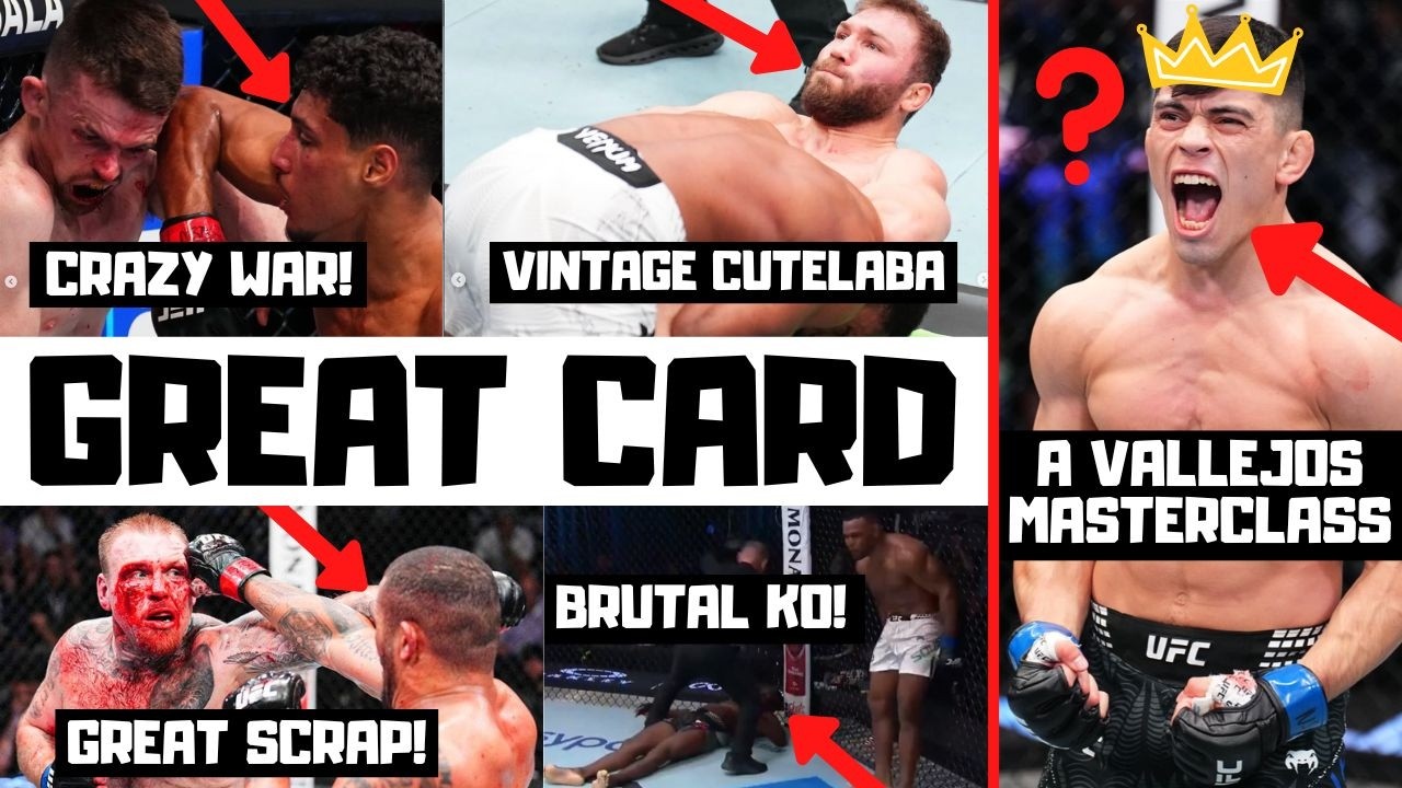 UFC Vegas 114 Event Recap Emmett vs Vallejos Full Card Reaction & Breakdown