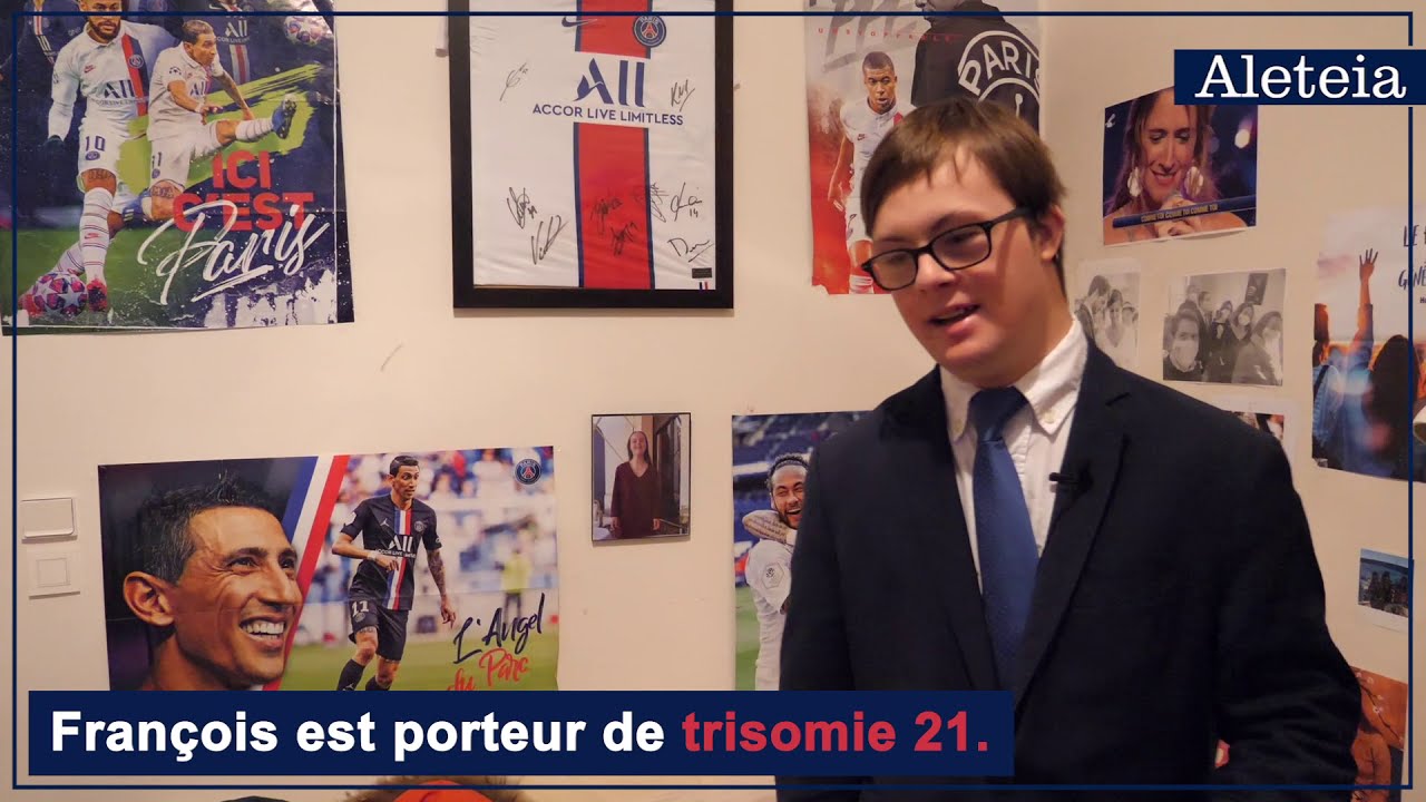 Trisomique et fan du PSG, François fait le bonheur de la Fondation Jérôme Lejeune