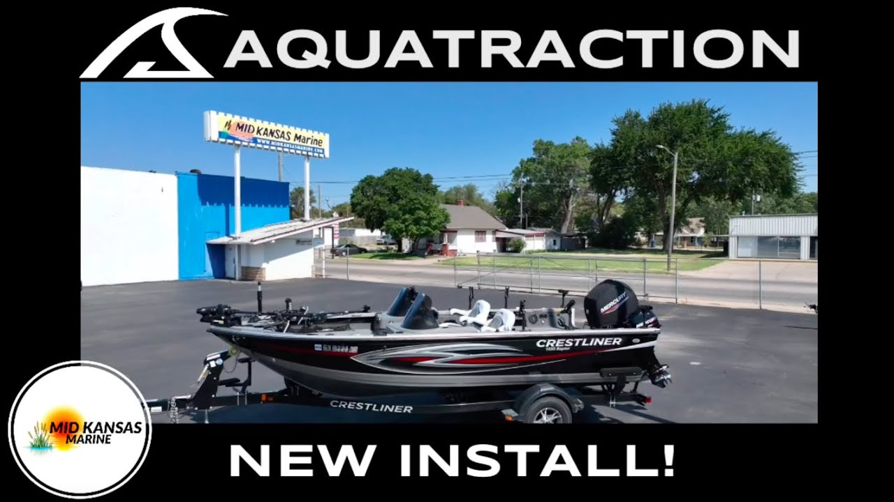 AquaTraction Marine Flooring Install on @KansasAnglingExperience's Crestliner!