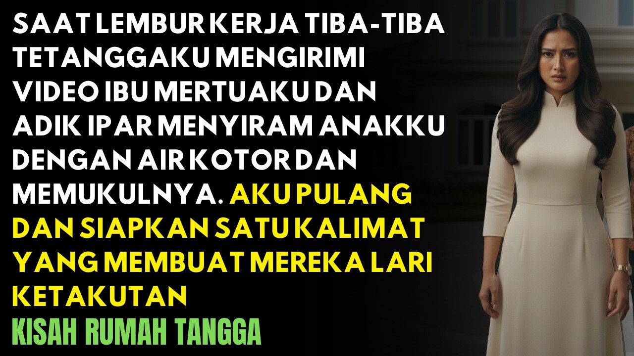 AKU KAGET MELIHAT ANAKKU DISIRAM DAN DIPUKUL OLEH ADIK IPAR DAN IBU MERTUA - KUBALAS MEREKA DENGAN..