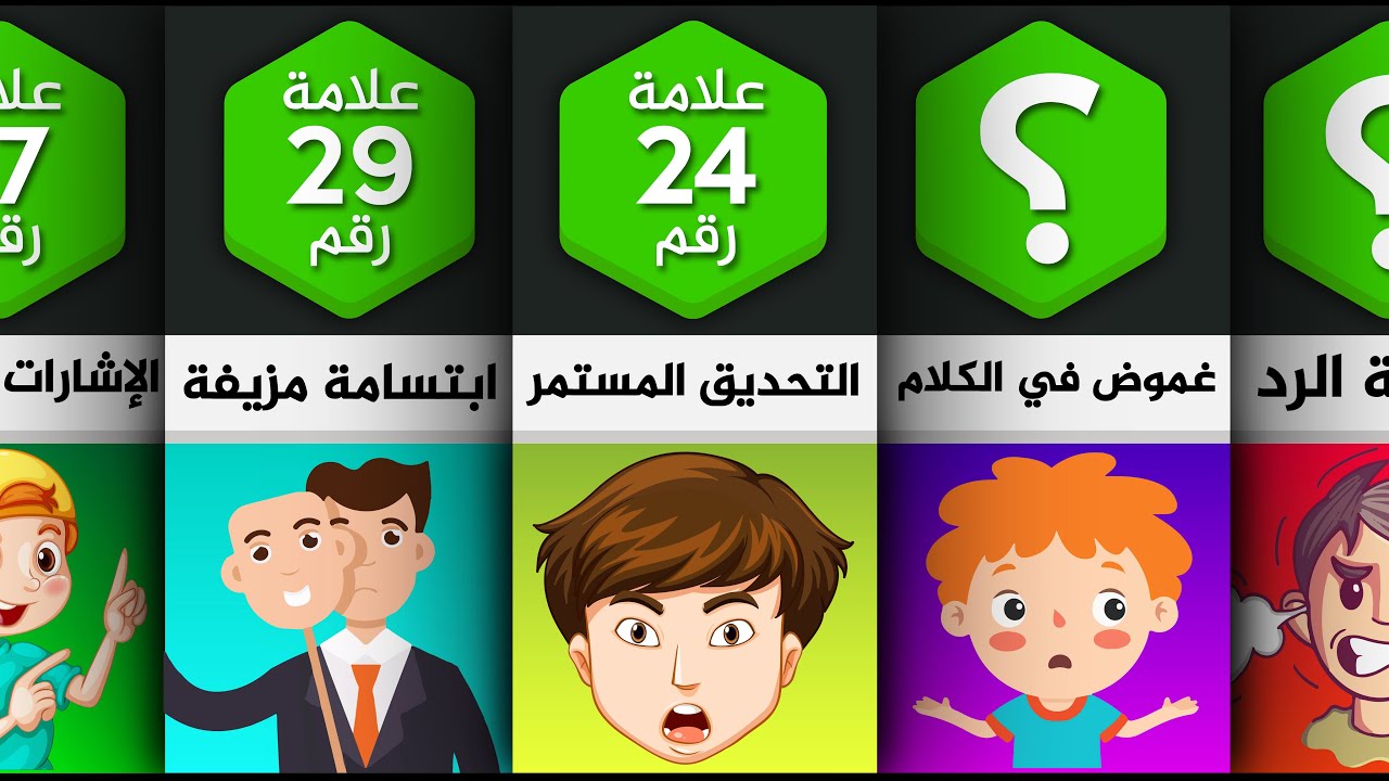 علامات تكشف وتفضح الكذب