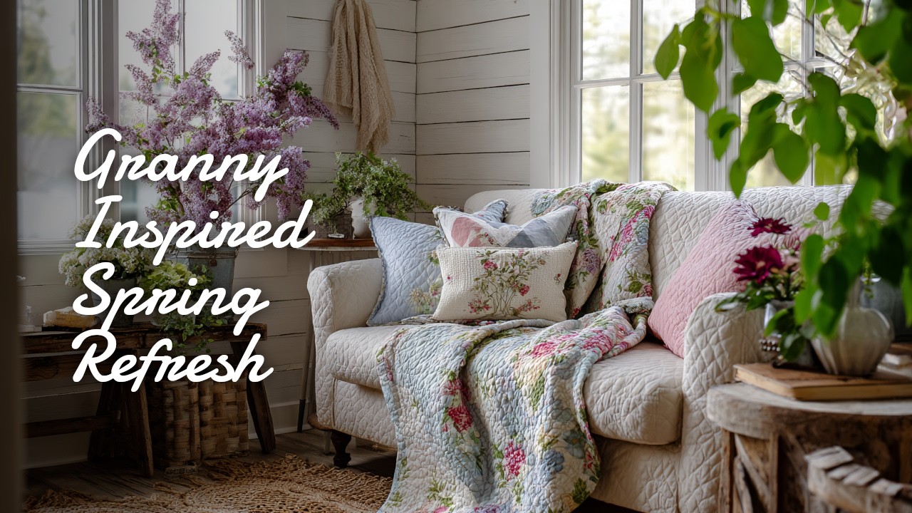 🌷 Идеи весеннего декора в стиле уютного фермерского дома с нотками бабушки.