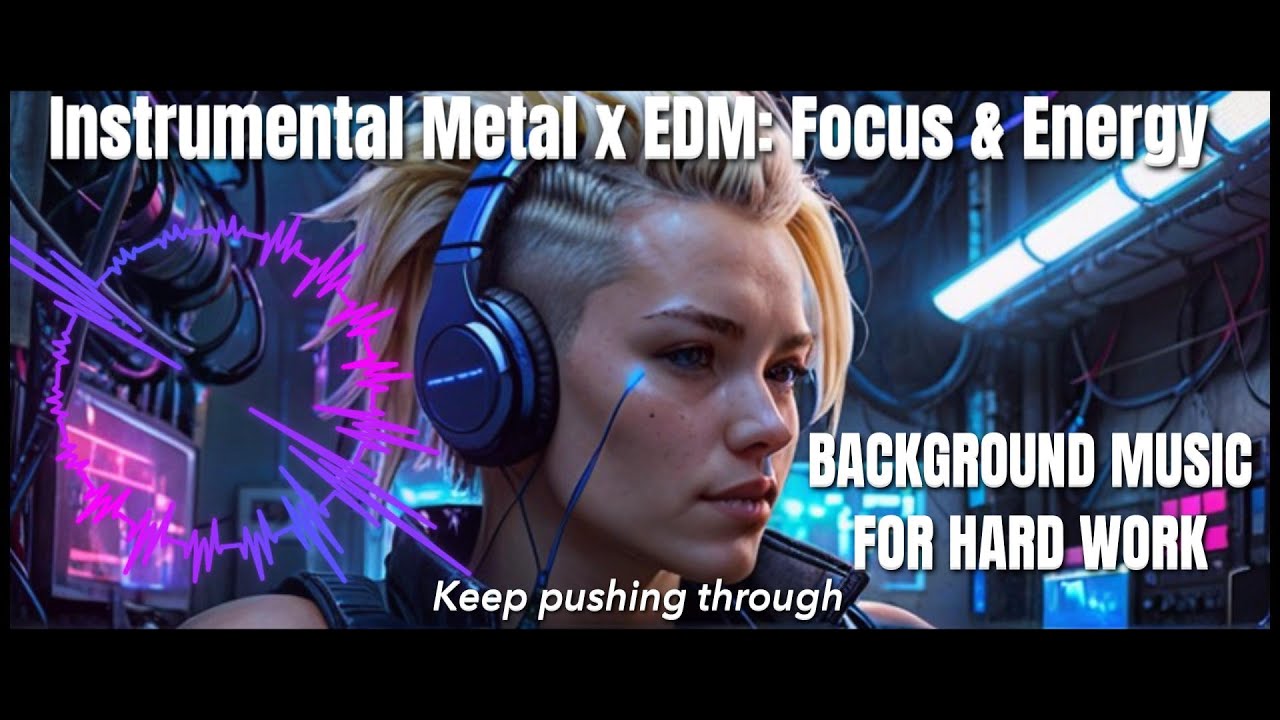 Instrumental Metal x EDM: Focus & Energy / 作業用インストBGM / इंस्ट्रुमेंटल ऊर्जा संगीत