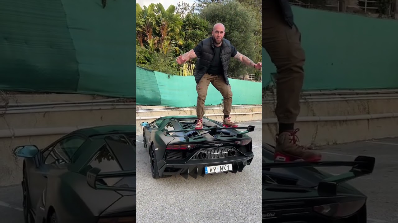 JE FRACASSE L&rsquo;AILERON DE LA LAMBO 😱😨
