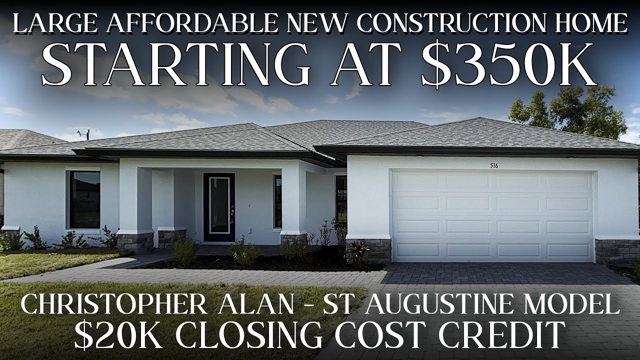 SWFL New Construction | 4-Bed Cape Coral Home Under $350K