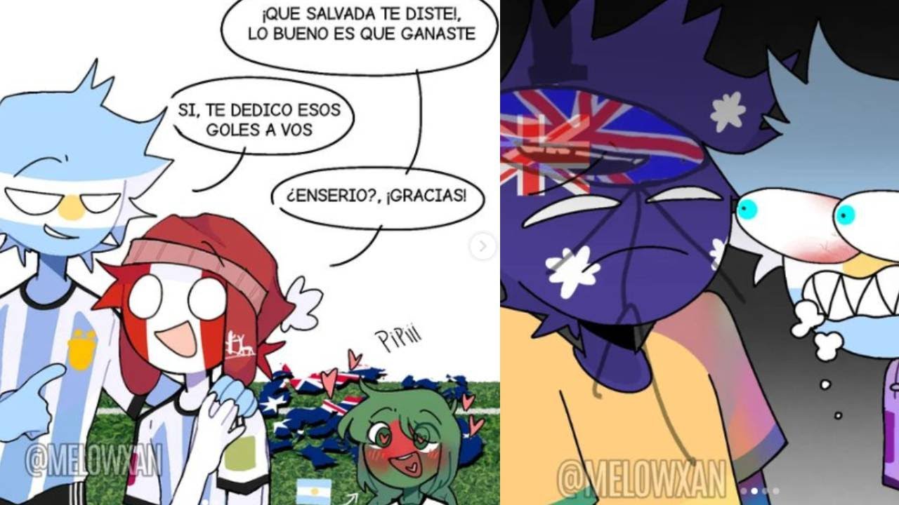 Argentina en el Mundial // Countryhumans Comic Dub