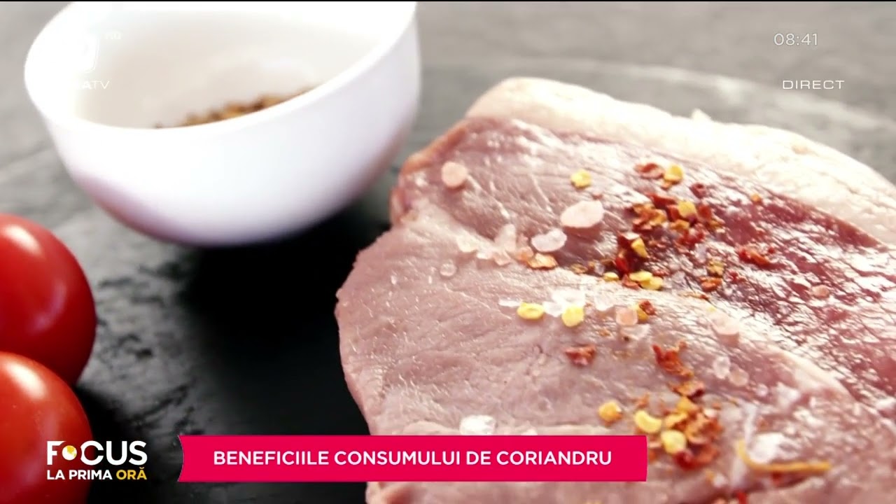 BENEFICIILE CONSUMULUI DE CORIANDRU. SĂNĂTATE CU STIL CU LUCIANA INDRE