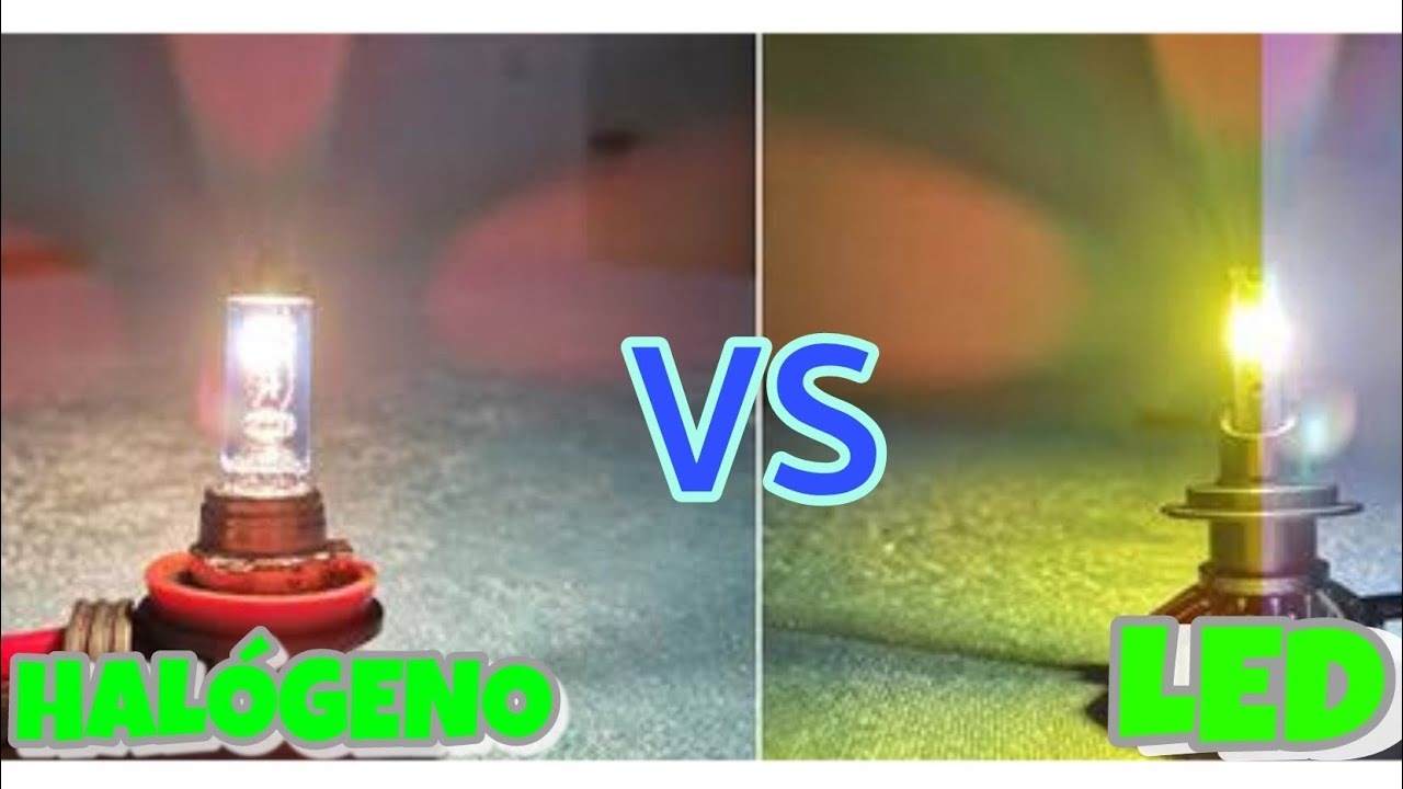 Luces LED H4 vs Hal&oacute;geno