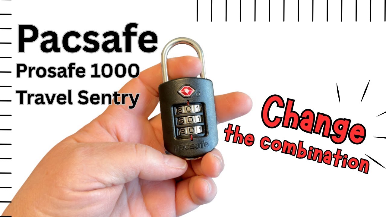 Pacsafe Prosafe 1000: Prawidłowe resetowanie blokady podr&oacute;żnej