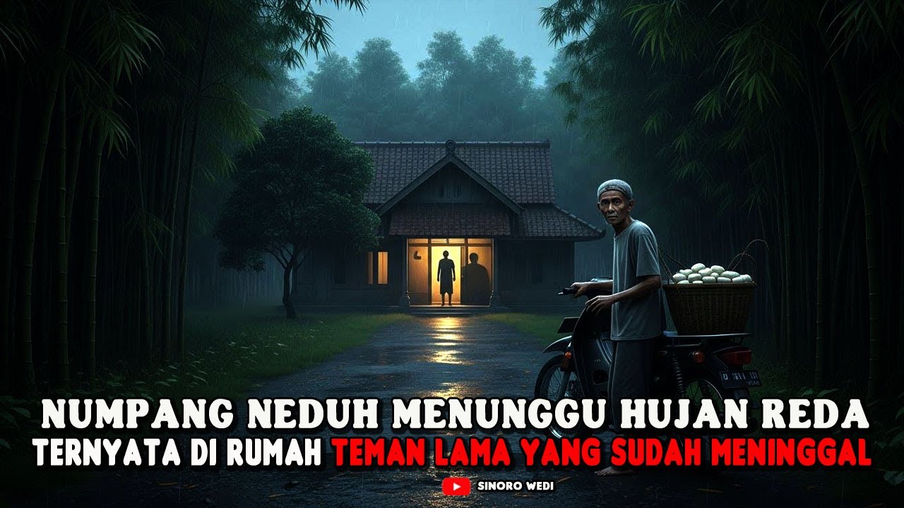 NUMPANG NEDUH SAMBIL NUNGGU HUJAN REDA. TERNYATA DIRUMAH TEMAN LAMA YANG SUDAH MENINGGAL LAMA