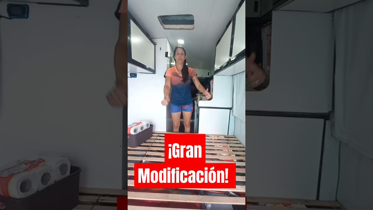 Una de las mejores modificaciones de nuestra mb motorhome!! #mb180 #vanlife #motorhome