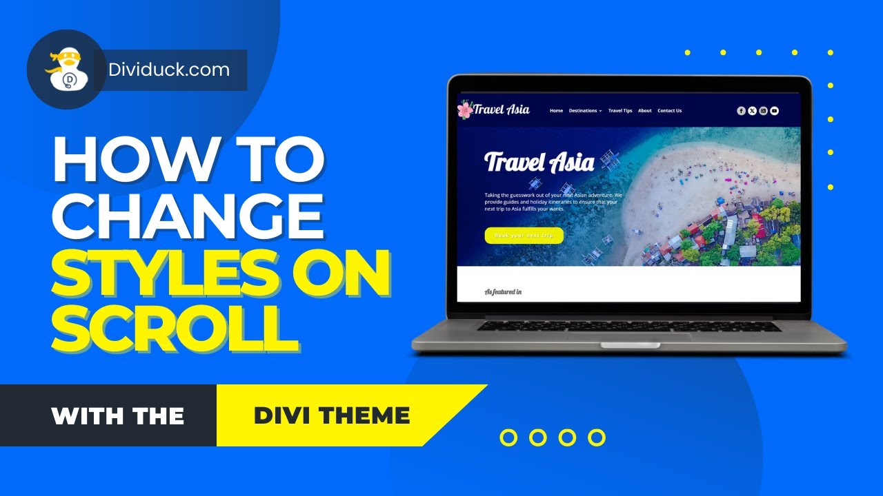 SECRET Divi Sticky Styles! (Transform Elements Without Moving Them)
