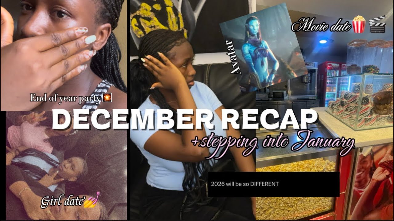 DECEMBER RECAP+Stepping into 2026.|out with friends💗,fireworks🎇, movie date🍿🎬
