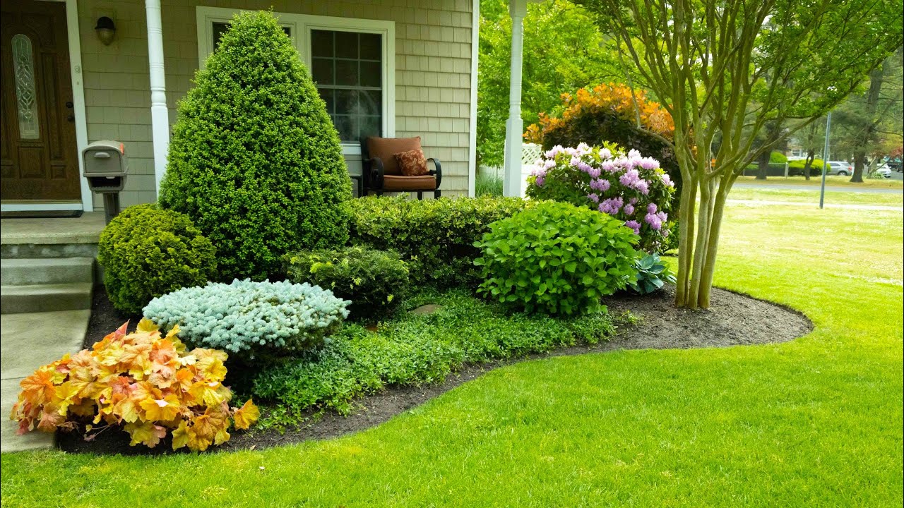 Примеры привлекательных садовых пейзажей / Examples of beautiful and inviting garden landscapes