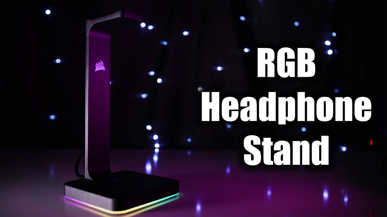 Brighter Than My Future: Corsair ST100 RGB Headphone Stand Review!