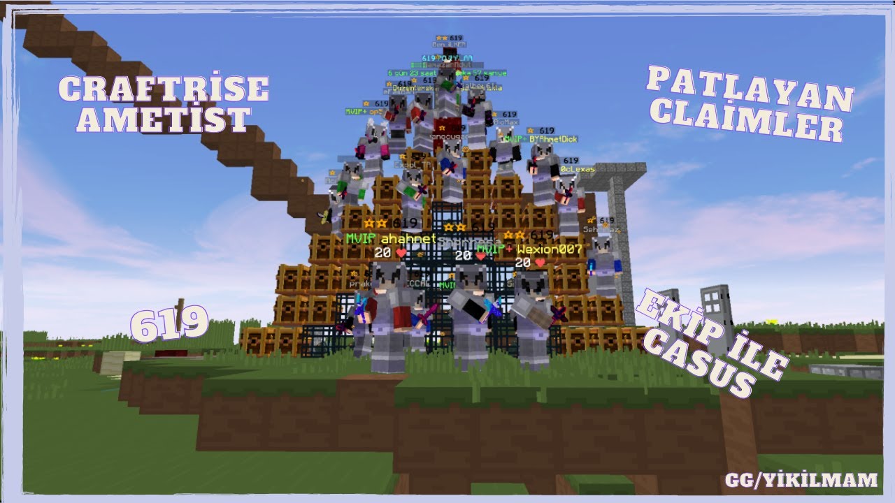 CraftRise Ametist Patlayan Claimlerr