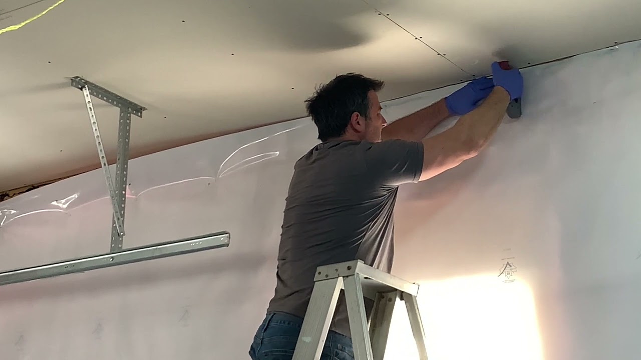Garage wall vapor barrier and how to install it