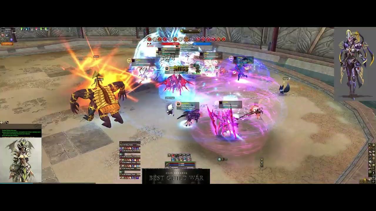 데카론 Dekaron - BEST GUILD WAR 3rd PLACE BATTLE MRDOON v Soul