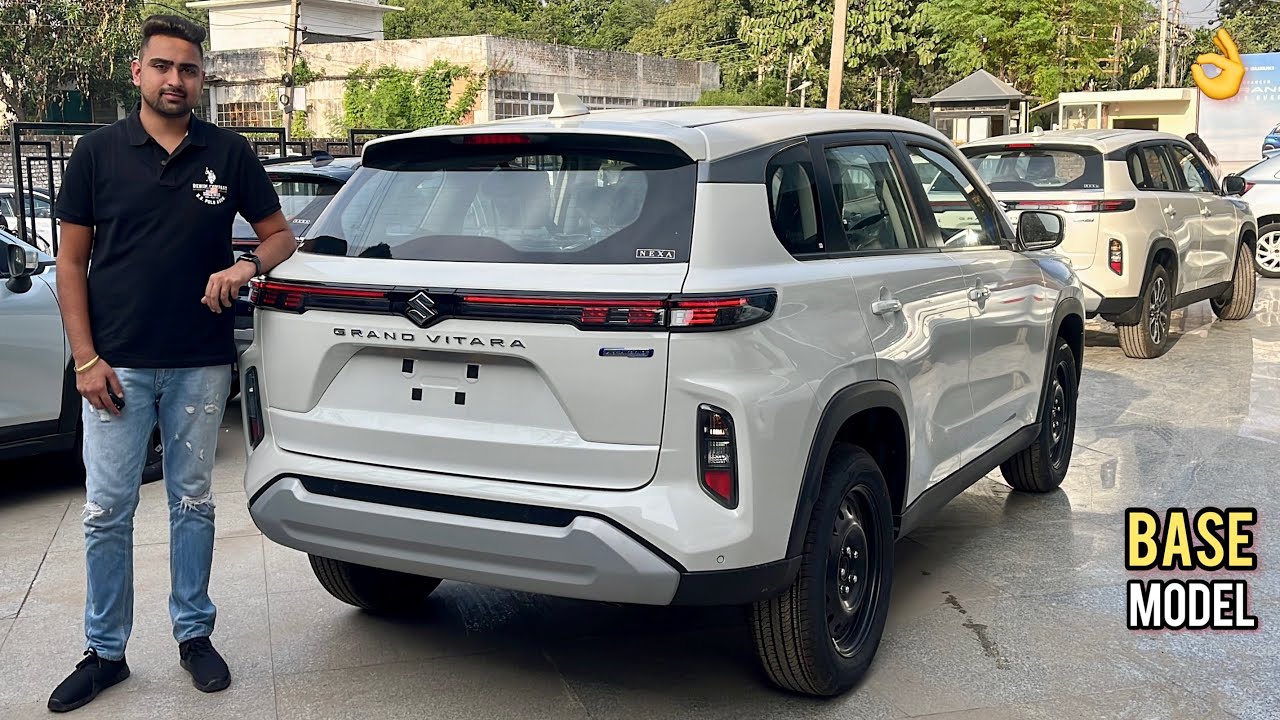 New Maruti Suzuki Grand Vitara Sigma 2023 🔥 Base Model - Rs 10.70L | Detailed Walkaround Review!