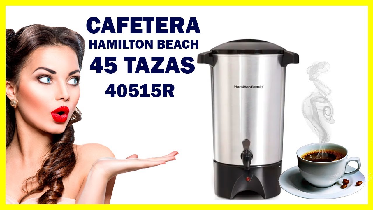 CAFETERA Hamilton Beach [45 Tazas] 40515r ☕❤