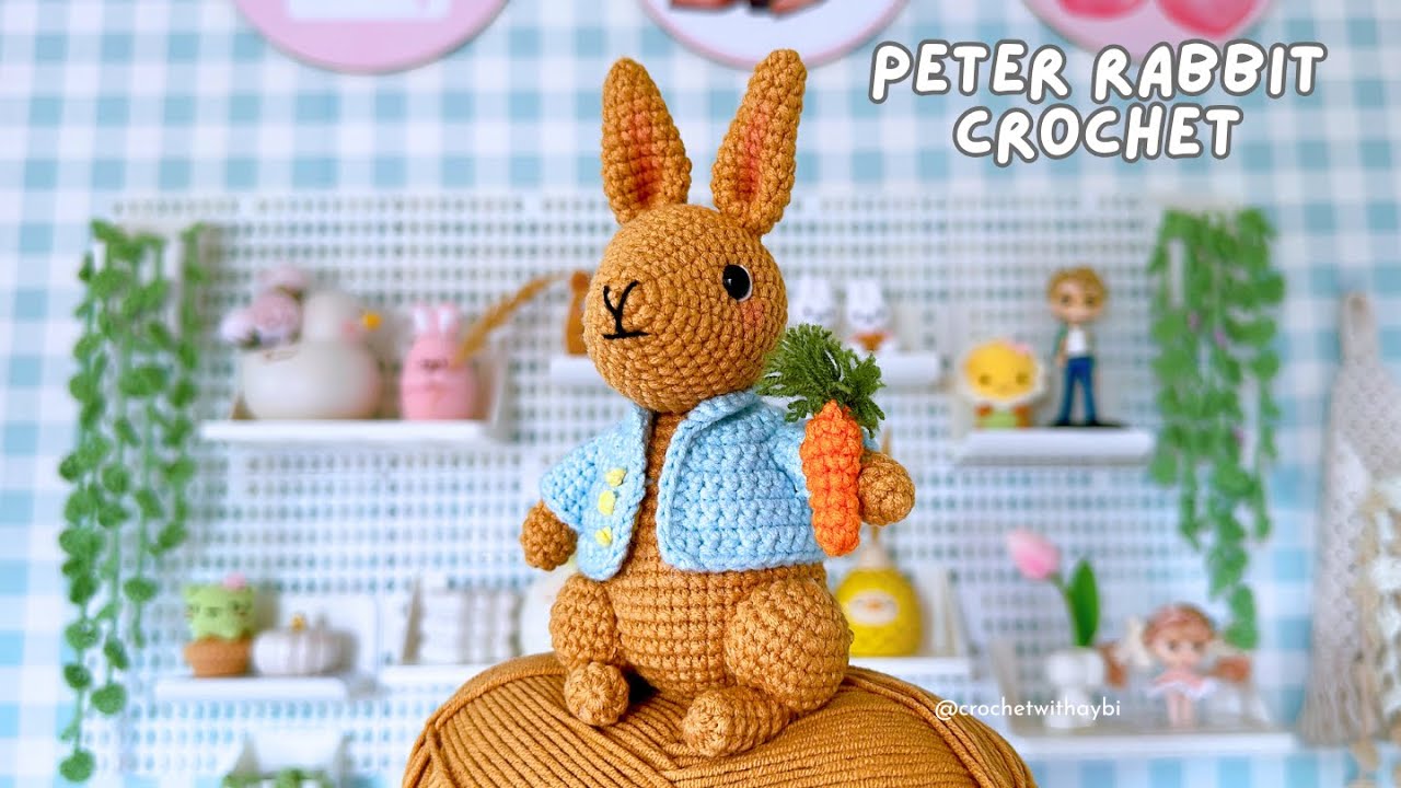 Peter Rabbit Crochet Part 2 | Free Amigurumi PATTERN & TUTORIAL | How to Crochet Peter Rabbit #diy