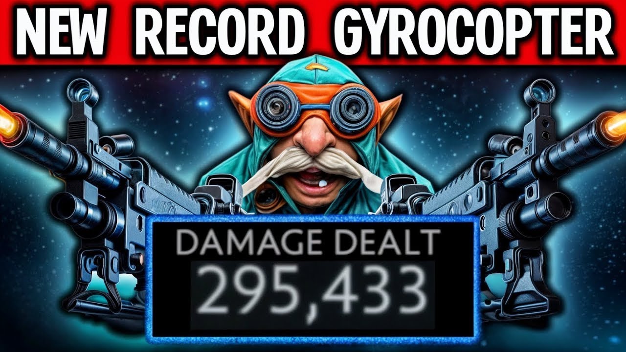 +300K Hero Damage With 2 Divines Gyrocopter 🔥🔥🔥45 Kills | Dota 2 Gameplay