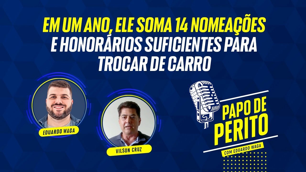 Em um ano, ele já consegue trocar de carro com a renda extra com perícia - Papo de Perito com Vilson