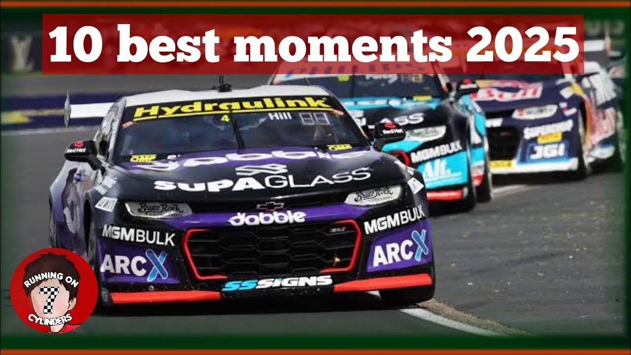 10 Best moments of the 2025 Supercars championship