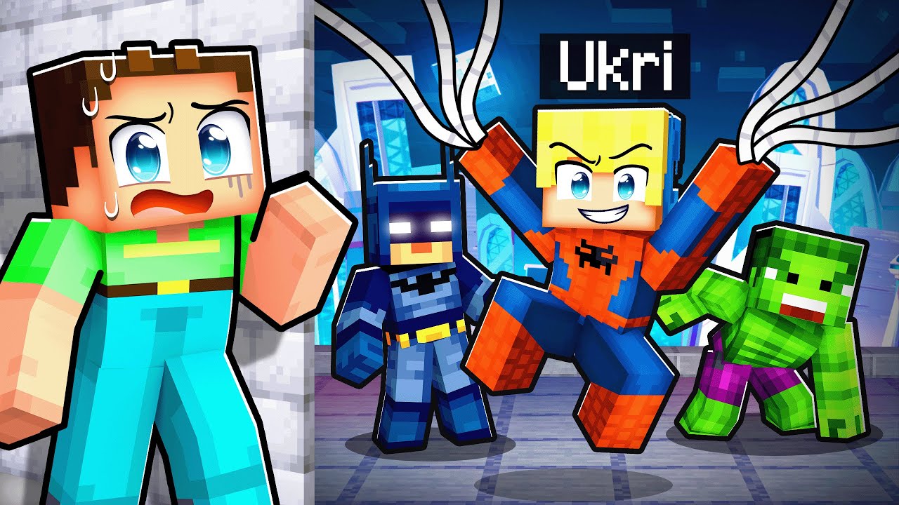 Ich habe eine geheime SUPERHELDEN BASIS gebaut in Minecraft!