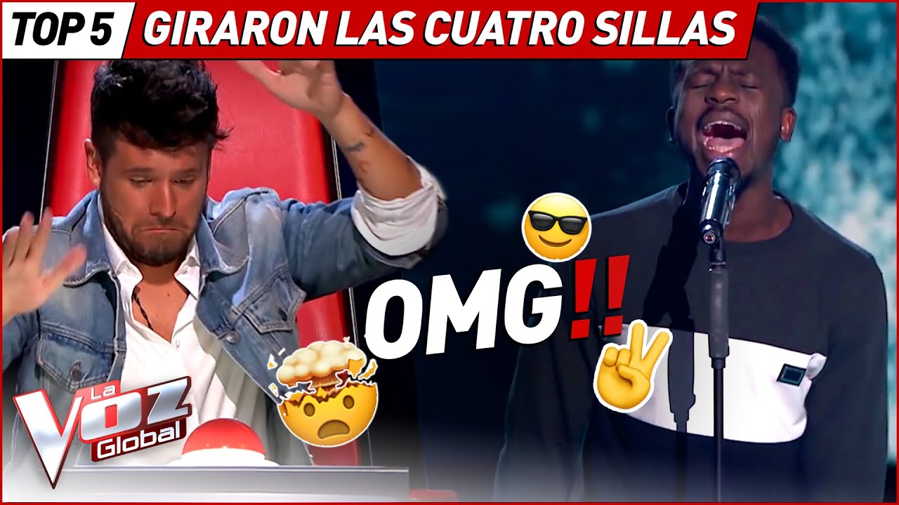 TODOS los coaches GIRARON sus sillas por ellos en La Voz