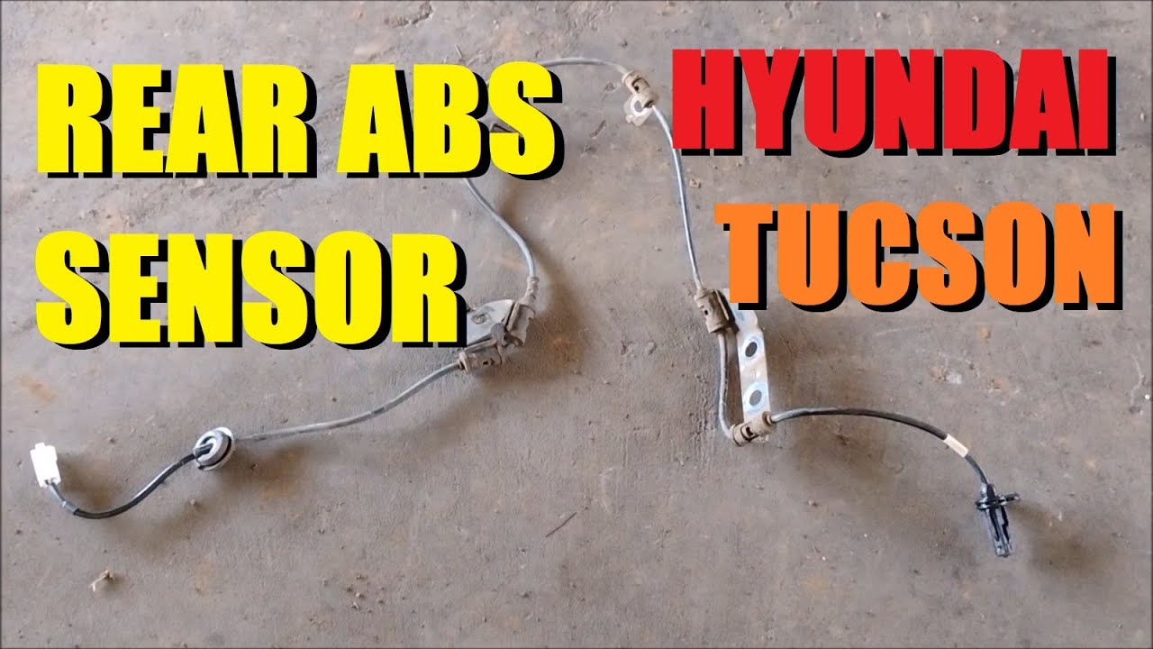 How To Replace Rear ABS Sensor - 2011 Hyundai Tucson iX35 - Fix for ABS Light on Dash
