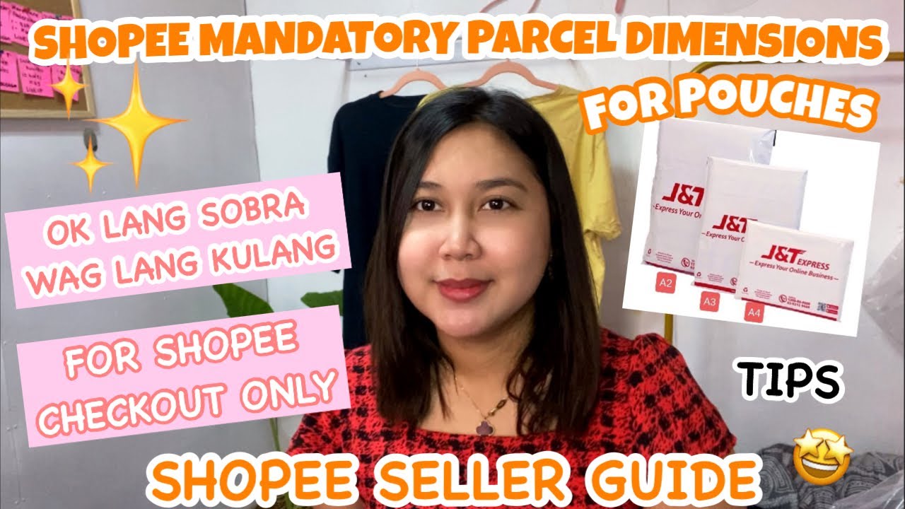 MANDATORY PARCEL DIMENSIONS,  KAPAG POUCHES PAANO? (SHOPEE SELLER 2022 UPDATES) | Thatsmarya
