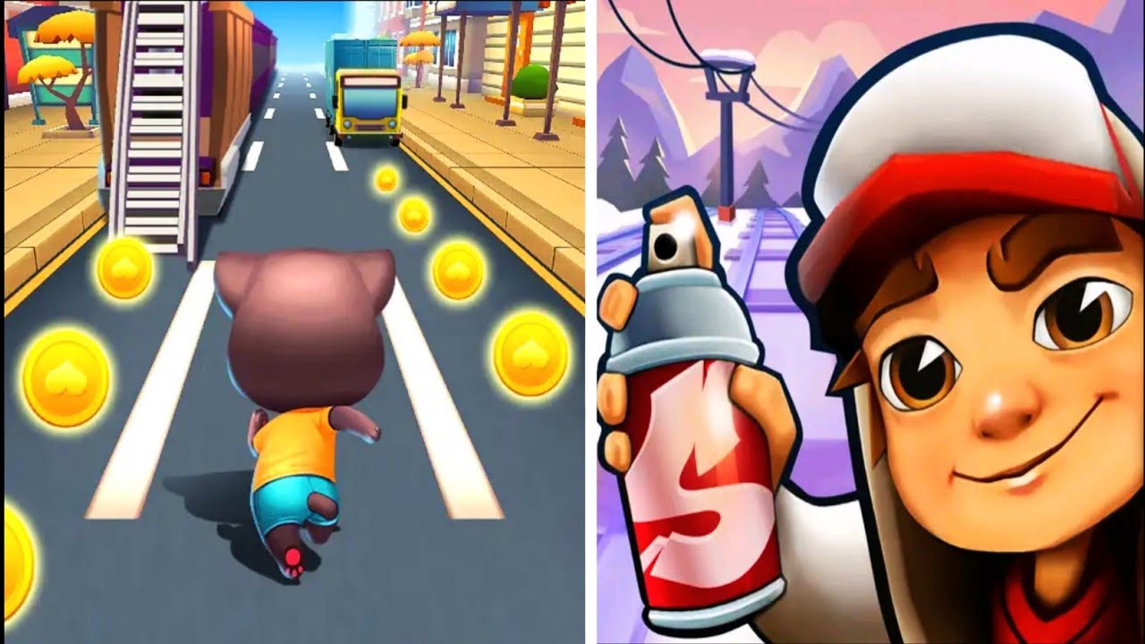 Subway Surfers VS Cat Runner Decorate Home, Subway Surfers New Update Winter Xtreme, Noor Little Gam