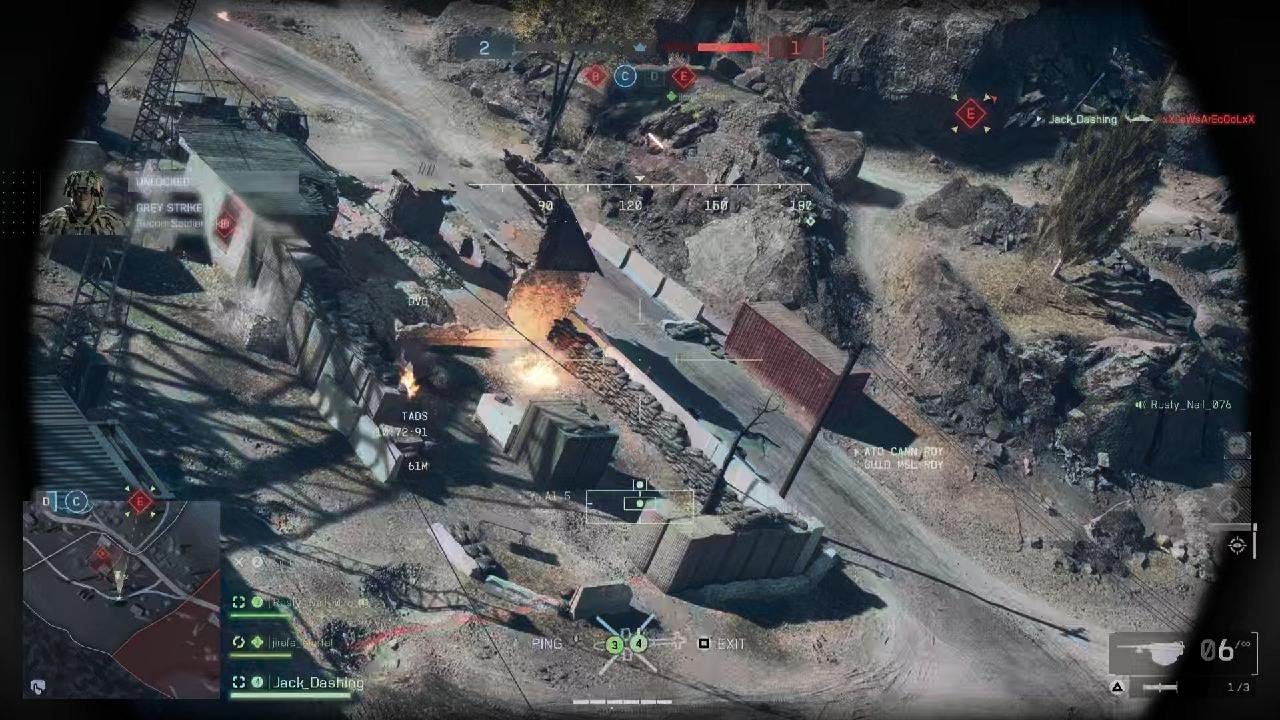 Fun late join Win with Sniping, helicopter and Tank