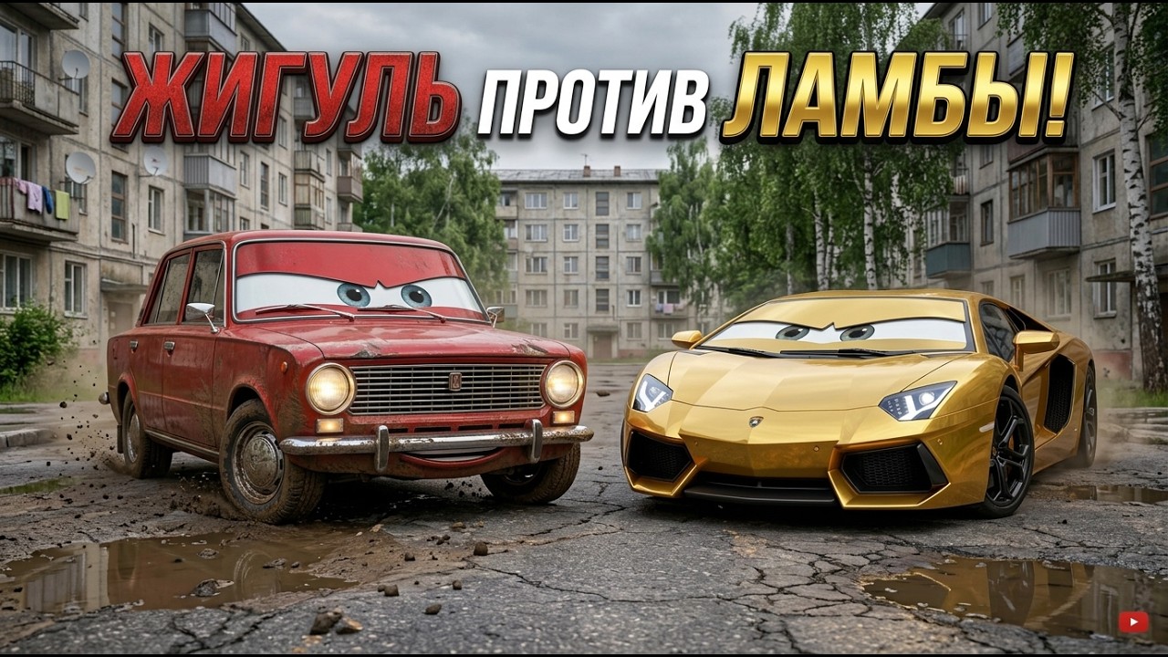 ЖИГУЛЬ: Дух Дороги 🚗 Мультфильм в стиле Pixar (AI Animation)