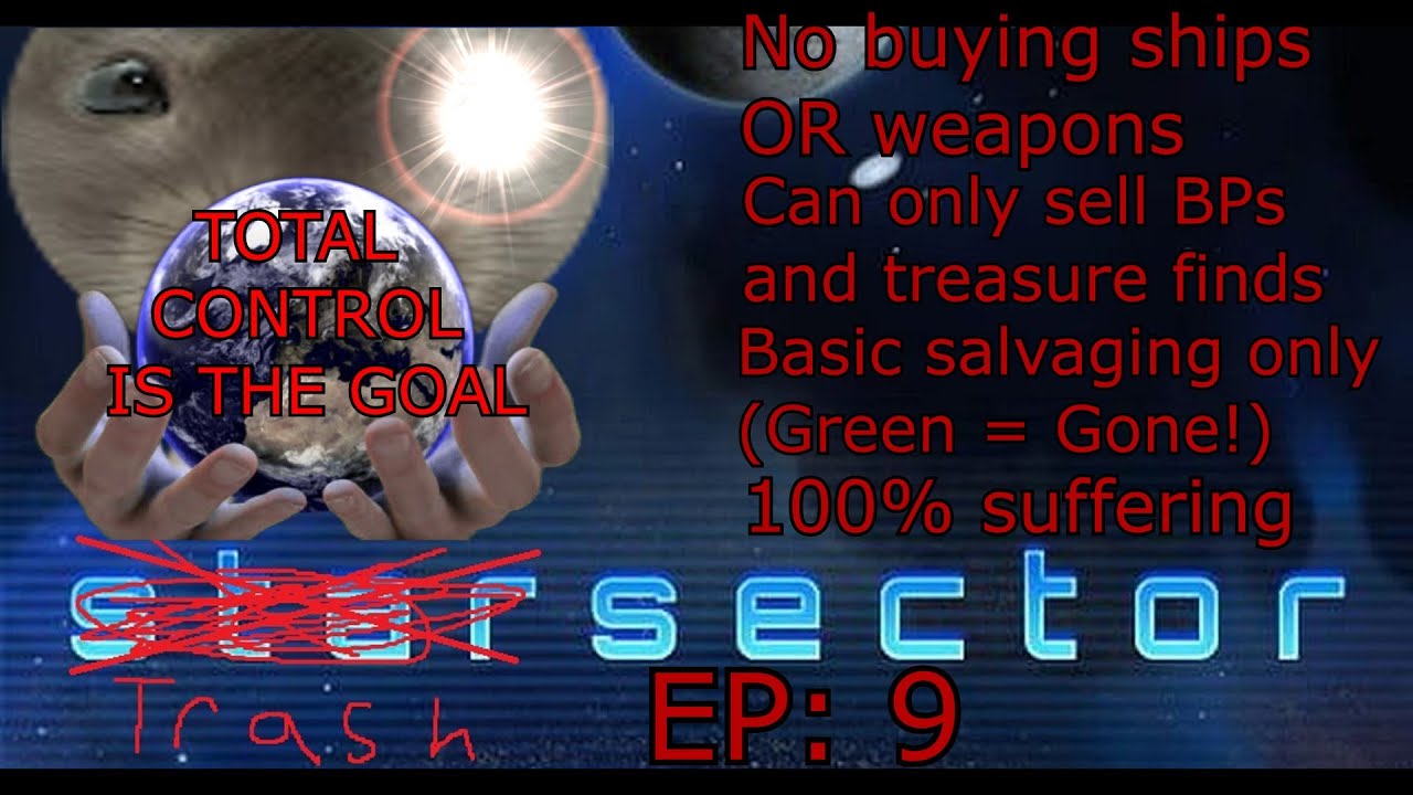 TrashSector: Modded Starsector Salvage Only Run (TSF, IronMode) EP 9: Warship Heist!