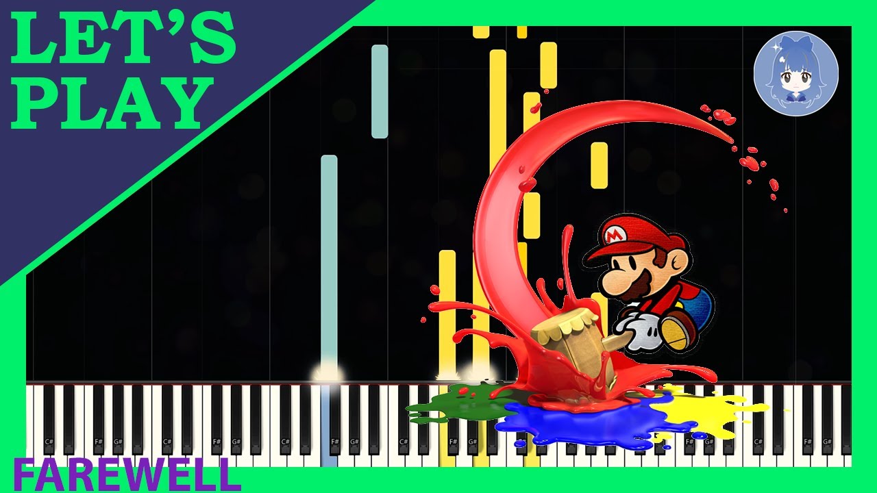 Farewell from Paper Mario: Color Splash [Piano Tutorial]