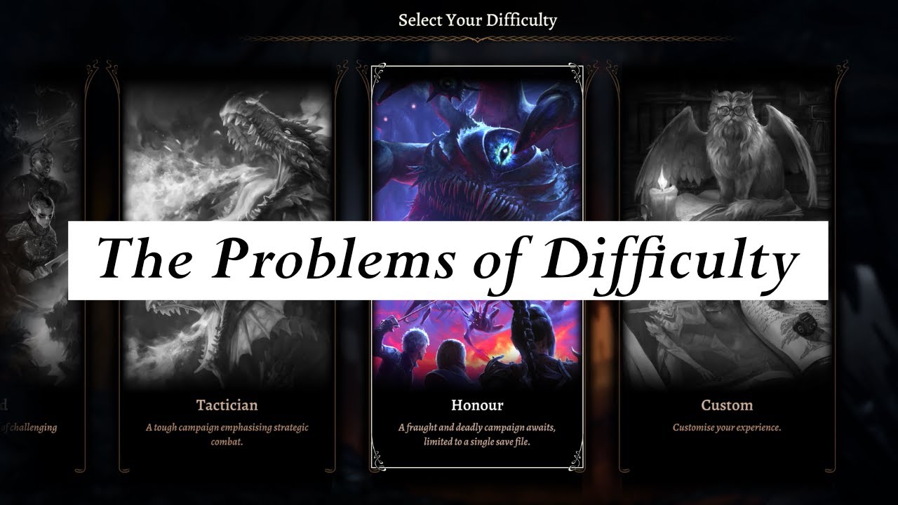 Difficulty is... Difficult - A Critical Analysis