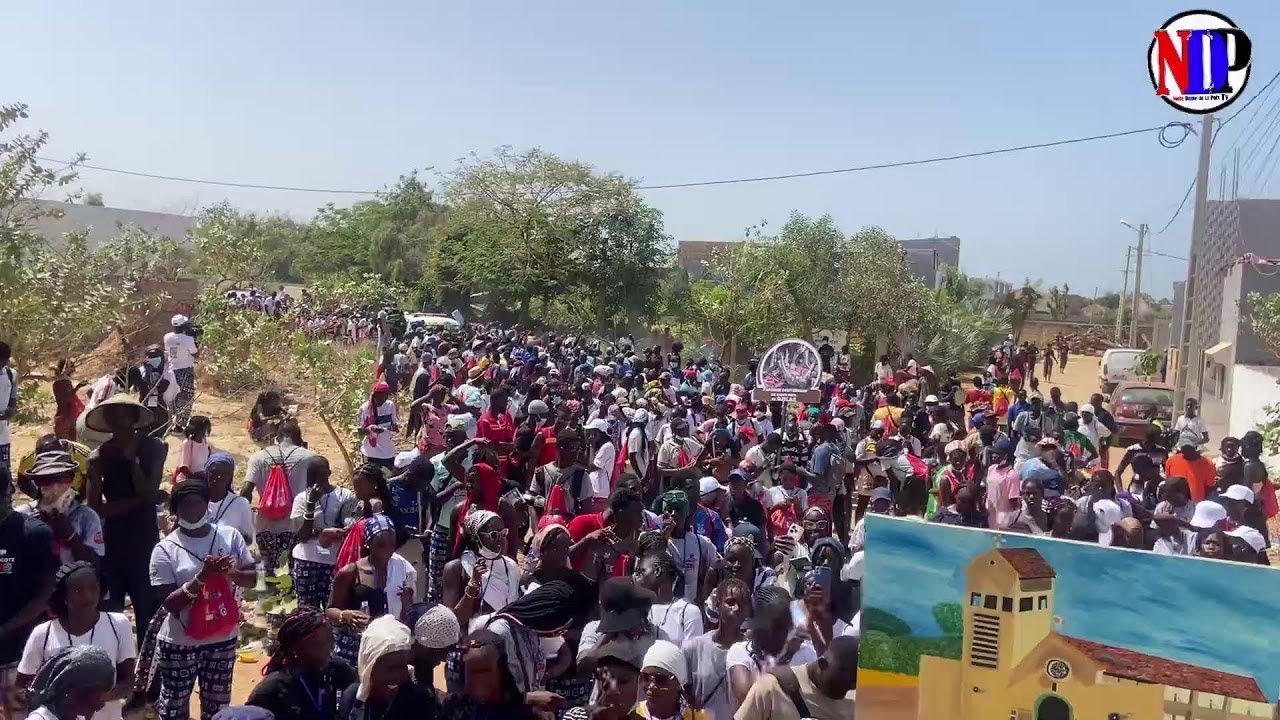 Pélerinage 2025 : Arrivée des marcheurs du doyenné de Thiadiaye