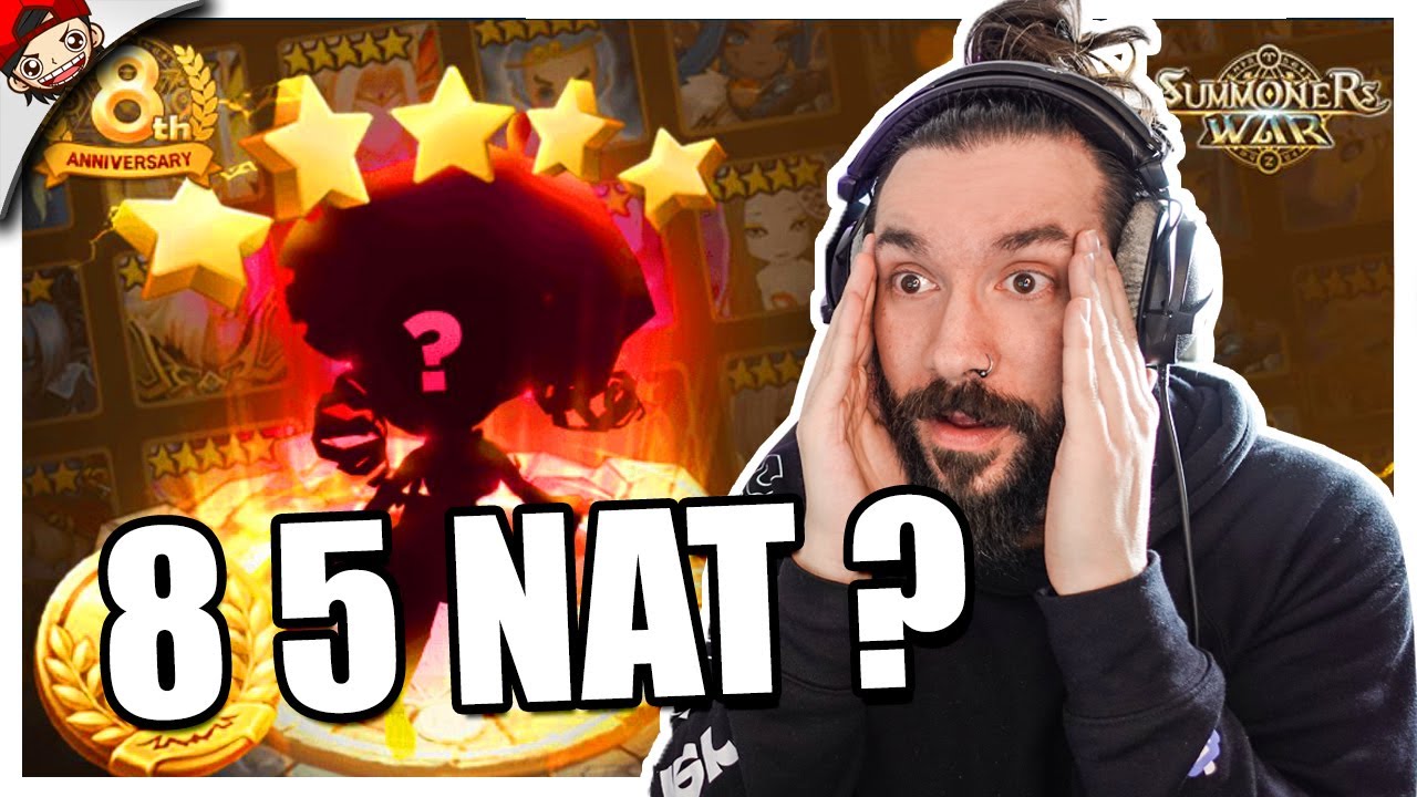 Invoque 8 5 nat et choisit en un !  Evènements 8 ans Summoners War