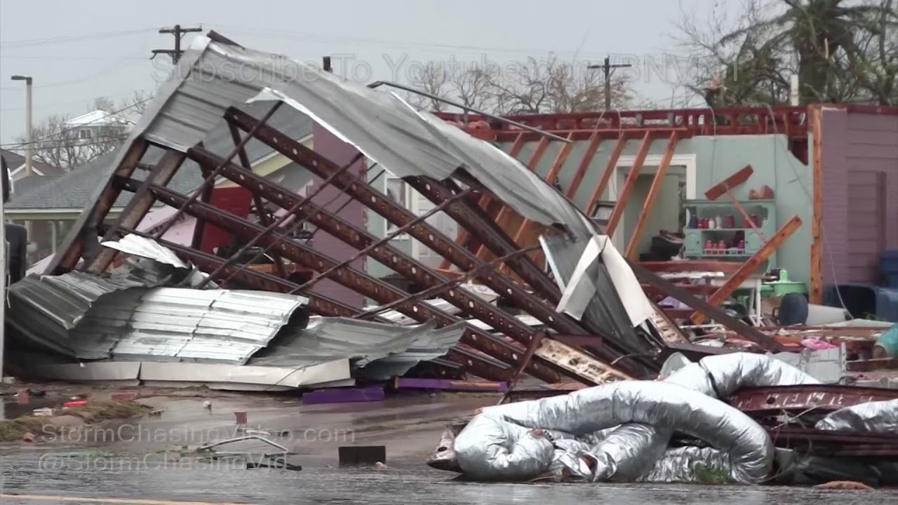 Rockport, TX Hurricane Harvey Major Damage B-Roll - 8/26/2017