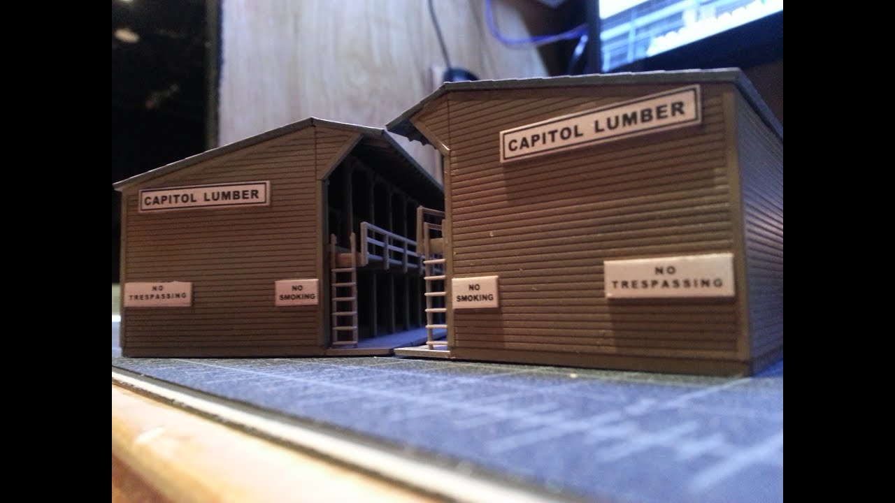 N Scale Capitol Lumber -- Walton and Sons Lumber