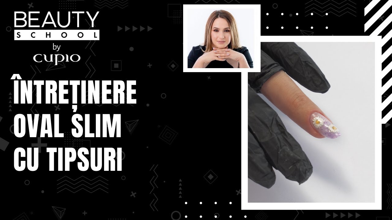Intretinere oval slim cu tipsuri reutilizabile 💅🏻 Beauty School by Cupio 📚