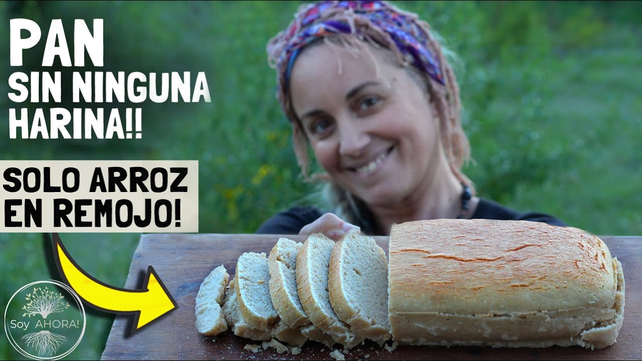 Preparo mi PAN con ARROZ remojado, Una locura de rico y sin gluten!