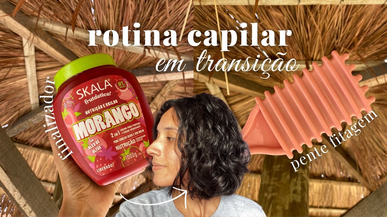 FINALIZANDO MEU CABELO EM TRANSIÇÃO - testei o pente fitagem 